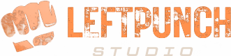 The LeftPunch Studio logo: an orange fist beside the words LEFTPUNCH STUDIO.