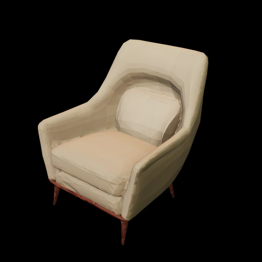 Armchair — studio render