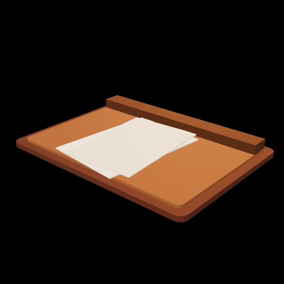 Desk blotter — studio render