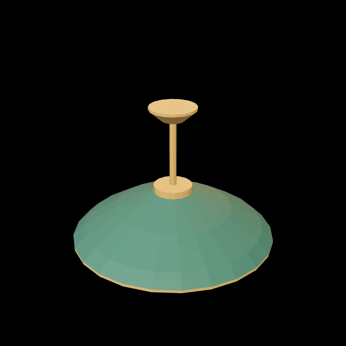 Ceiling lamp — studio render