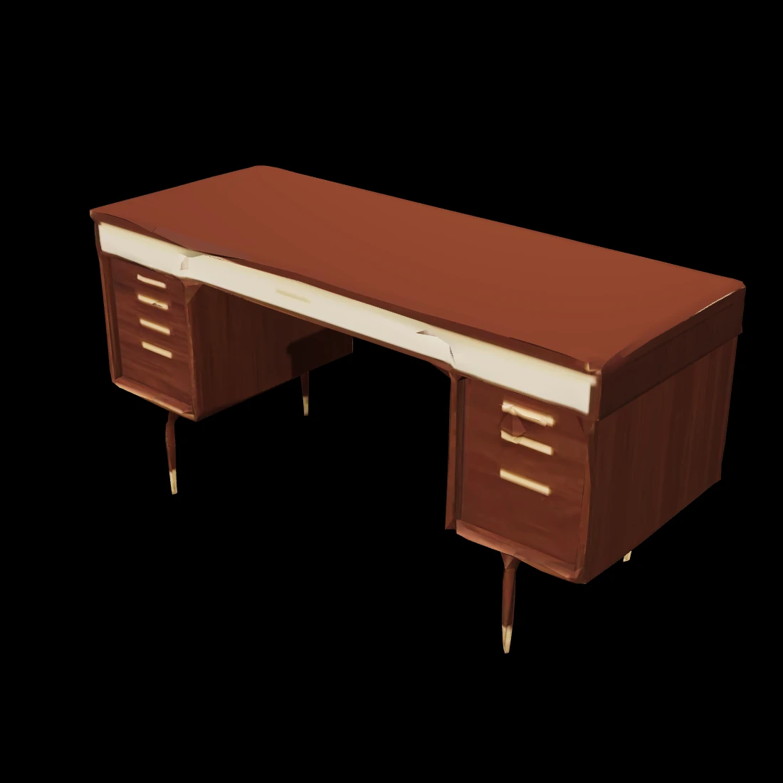 Executive desk — studio render