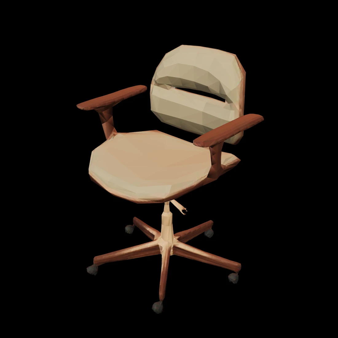 Desk chair — studio render