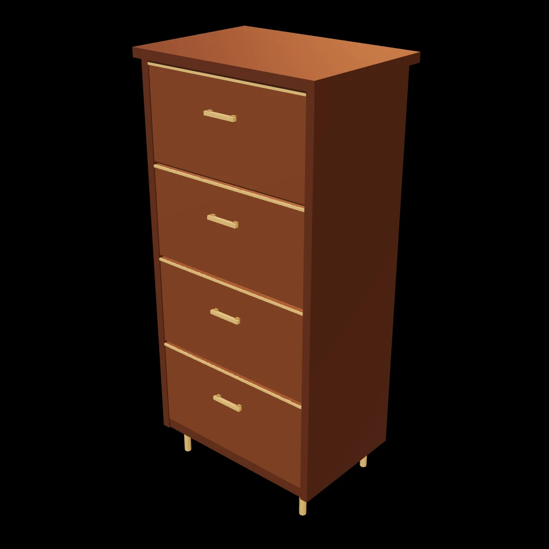 Filing cabinet — studio render