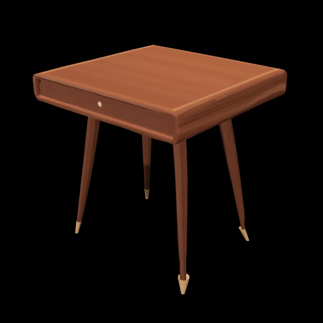 Side table — studio render